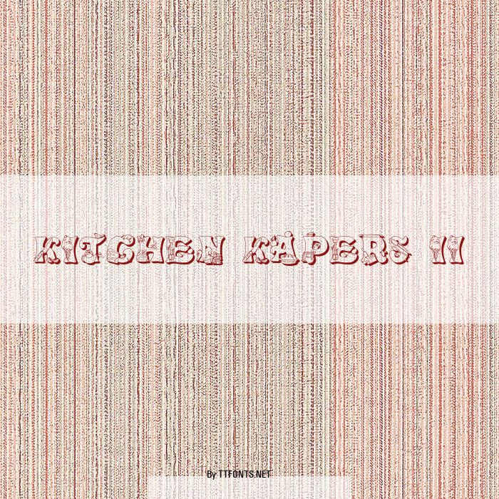 Kitchen Kapers II example